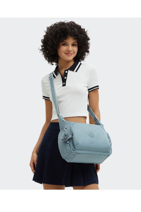 Kipling GABB Orta Boy Omuz Çantası 30x35.5x18.5 cm Relaxed Grey