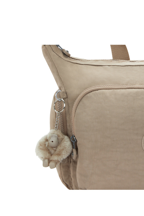 Kipling GABB Orta Boy Omuz Çantası 30x35.5x18.5 cm Soft Taupe
