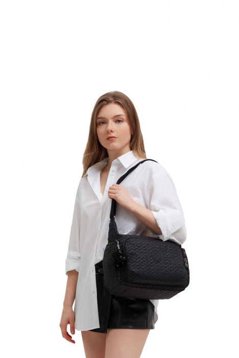 Kipling GABB Orta Boy Omuz Çantası 30x35.5x18.5 cm Signature Emb