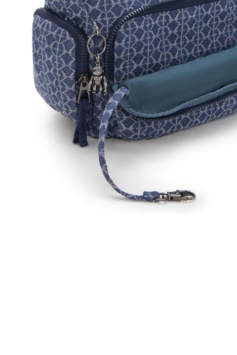 Kipling GABB S Küçük Boy Omuz Çantası 22x31x14.5 cm Signature Denim