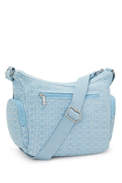 Kipling GABB S Küçük Boy Omuz Çantası 22x31x14.5 cm Light Denim Jq