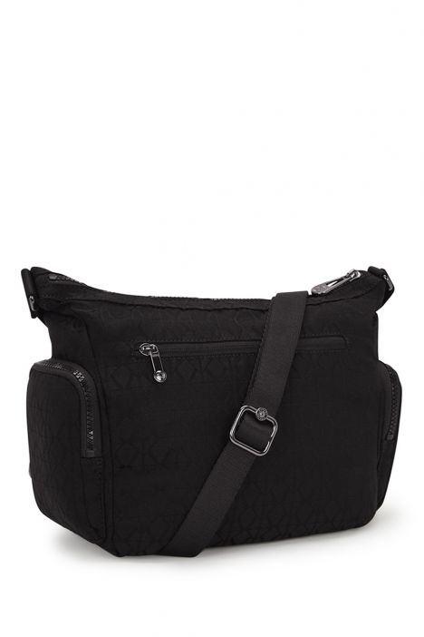 Kipling GABB S Küçük Boy Omuz Çantası 22x31x14.5 cm Black Sign JQ