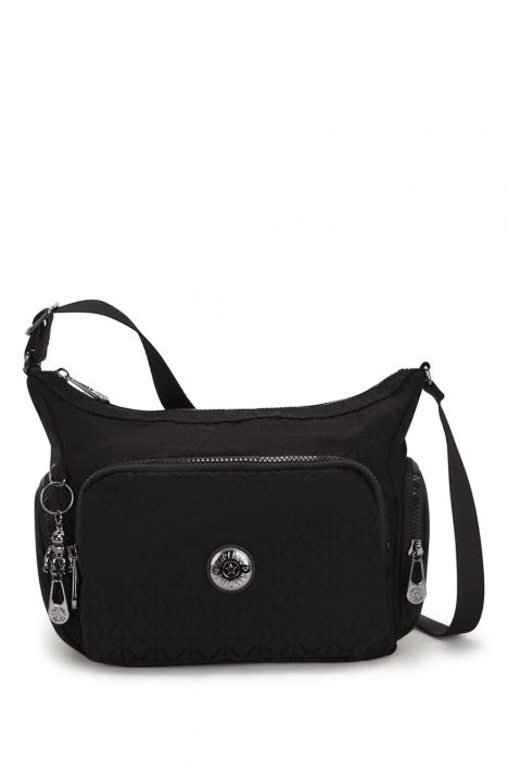 Kipling GABB S Küçük Boy Omuz Çantası 22x31x14.5 cm Black Sign JQ