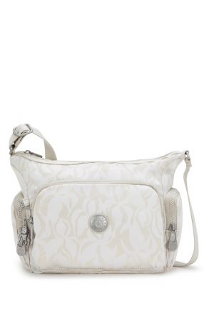 Kipling GABB S Küçük Boy Omuz Çantası 22x31x14.5 cm Palm Beige Jq