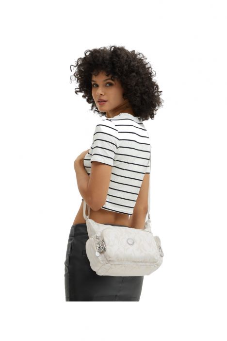 Kipling GABB S Küçük Boy Omuz Çantası 22x31x14.5 cm Palm Beige Jq