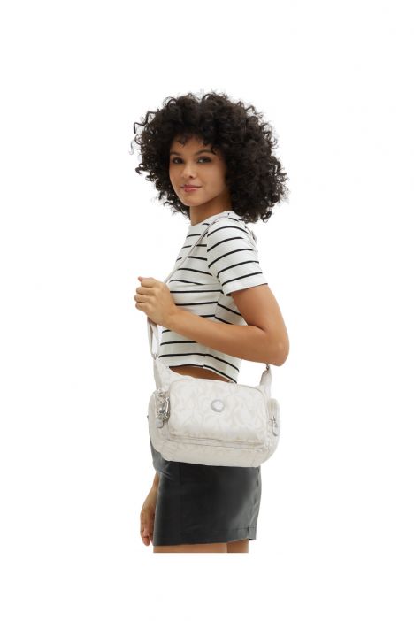 Kipling GABB S Küçük Boy Omuz Çantası 22x31x14.5 cm Palm Beige Jq