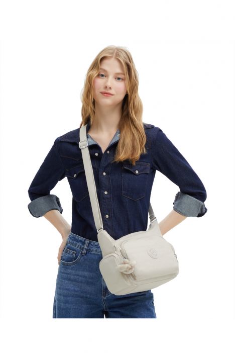 Kipling GABB S Küçük Boy Omuz Çantası 22x31x14.5 cm Hideaway Beige
