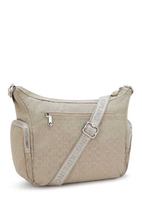 Kipling GABB S Küçük Boy Omuz Çantası 22x31x14.5 cm Glorious Beige