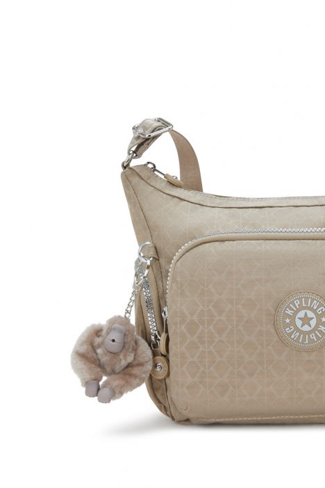 Kipling GABB S Küçük Boy Omuz Çantası 22x31x14.5 cm Glorious Beige