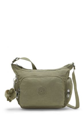 Kipling GABB S Küçük Boy Omuz Çantası 22x31x14.5 cm Almost Sage