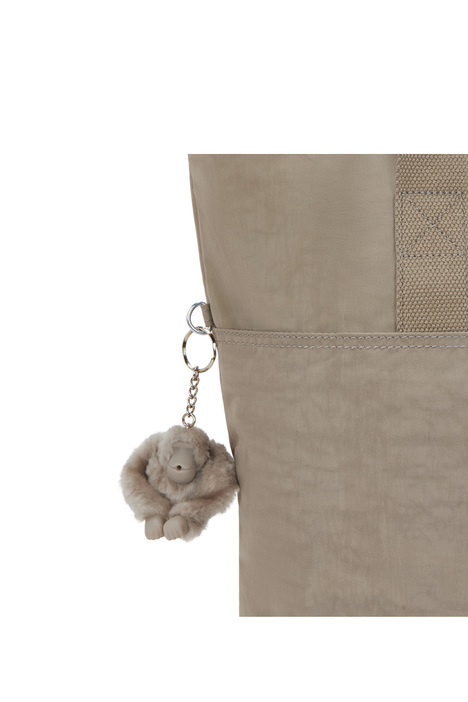 Kipling HANIFA Büyük Boy Omuz Çantası 39x39x14cm Soft Taupe