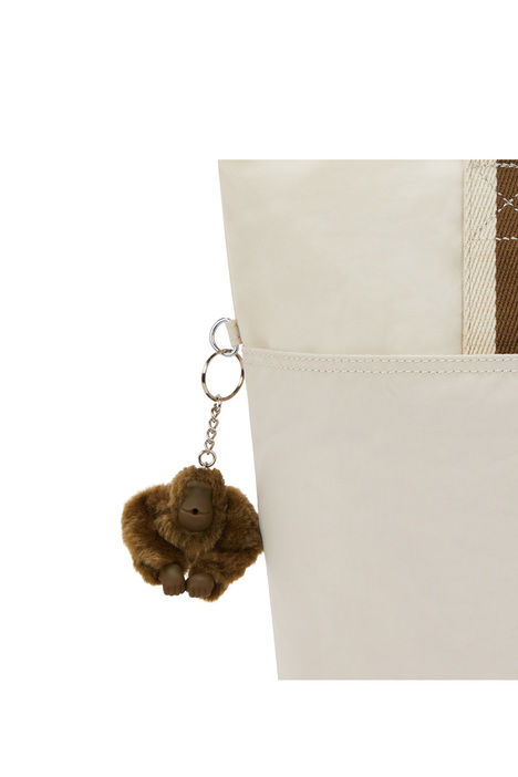 Kipling HANIFA Büyük Boy Omuz Çantası 39x39x14cm Soft Sand