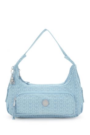 Kipling KARIS S Küçük Boy Omuz Çantası 29x35x10 cm Light Denim Jq
