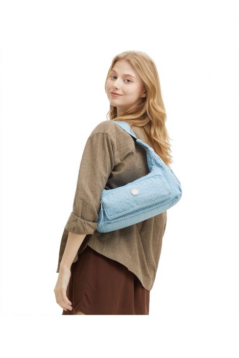 Kipling KARIS S Küçük Boy Omuz Çantası 29x35x10 cm Light Denim Jq