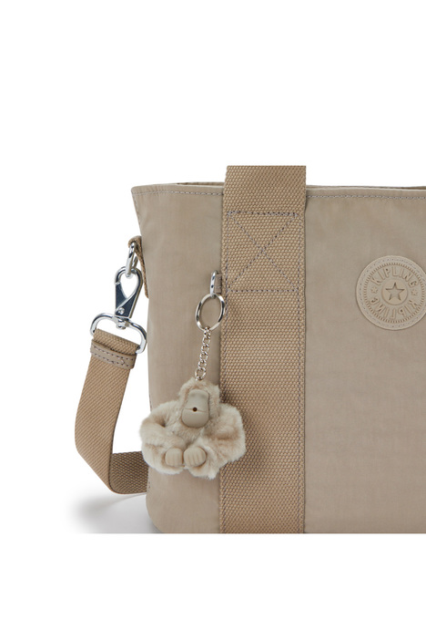 Kipling MINTA M UP Orta Boy Omuz Çantası 23,5x35x15,5cm Soft Taupe