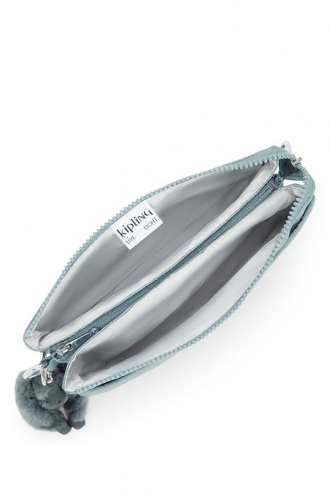 Kipling RIRI Küçük Boy Omuz Çantası 16x24x6.5 cm Relaxed Grey