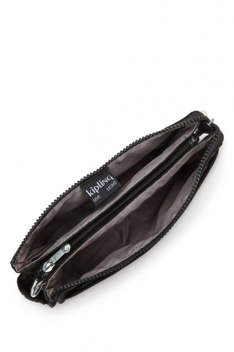 Kipling RIRI Küçük Boy Omuz Çantası 16x24x6.5 cm Black Noir