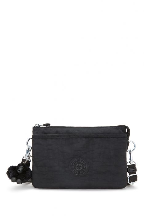 Kipling RIRI Küçük Boy Omuz Çantası 16x24x6.5 cm Black Noir