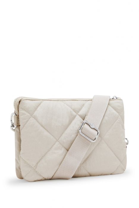 Kipling RIRI Küçük Boy Omuz Çantası 16x24x6.5 cm Airy Beige Ql