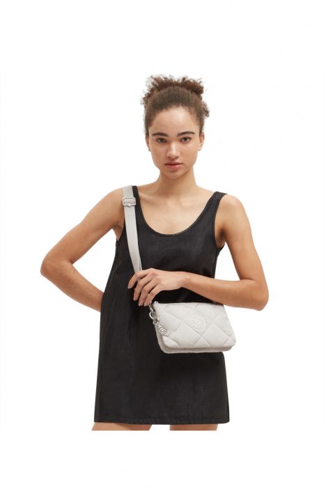 Kipling RIRI Küçük Boy Omuz Çantası 16x24x6.5 cm Airy Beige Ql