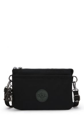 Kipling RIRI Küçük Boy Omuz Çantası 16x24x6.5 cm Infinite Black