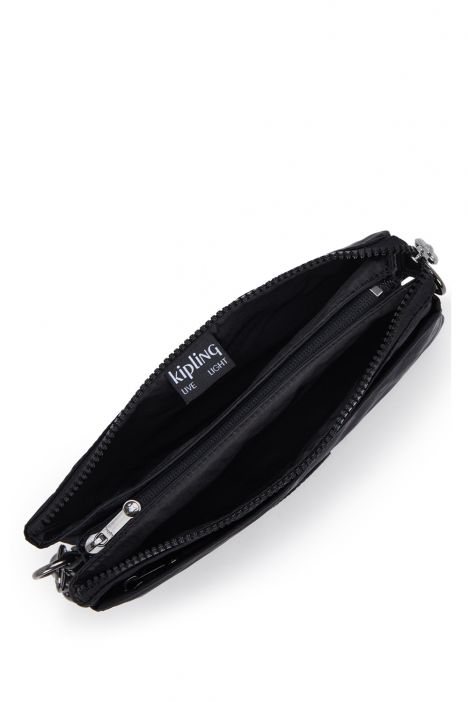 Kipling RIRI Küçük Boy Omuz Çantası 16x24x6.5 cm Infinite Black