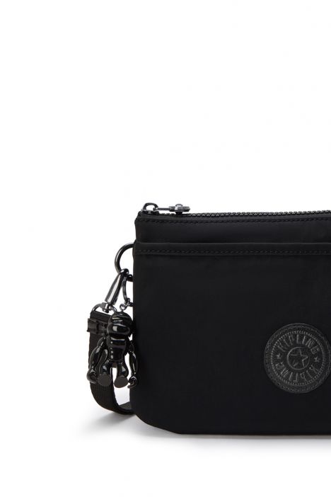 Kipling RIRI Küçük Boy Omuz Çantası 16x24x6.5 cm Infinite Black