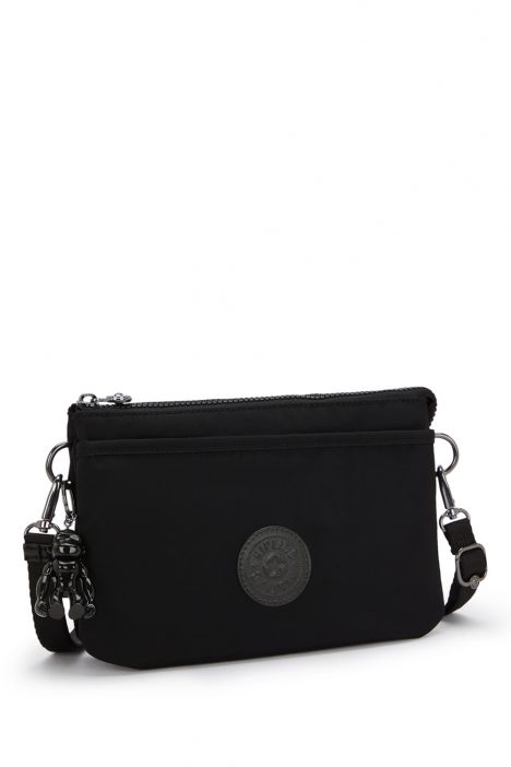 Kipling RIRI Küçük Boy Omuz Çantası 16x24x6.5 cm Infinite Black