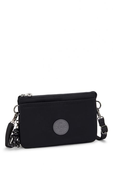 Kipling RIRI Küçük Boy Omuz Çantası 16x24x6.5 cm Infinite Black