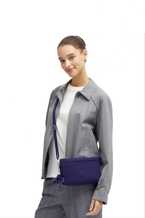 Kipling RIRI Küçük Boy Omuz Çantası 16x24x6.5 cm Moonlit Blue