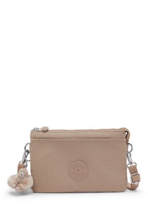 Kipling RIRI Küçük Boy Omuz Çantası 16x24x6.5 cm Tan Beige