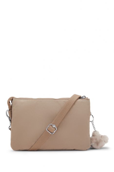 Kipling RIRI Küçük Boy Omuz Çantası 16x24x6.5 cm Tan Beige