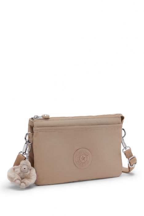 Kipling RIRI Küçük Boy Omuz Çantası 16x24x6.5 cm Tan Beige