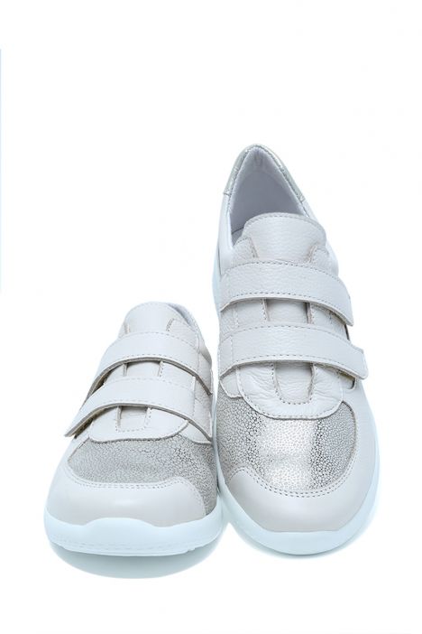 Kira 05 Ac-Kifidis Kadın Anatomik Kadın Deri Ayakkabı 36-41 Krem/Cream 5086/Cream Planet/719