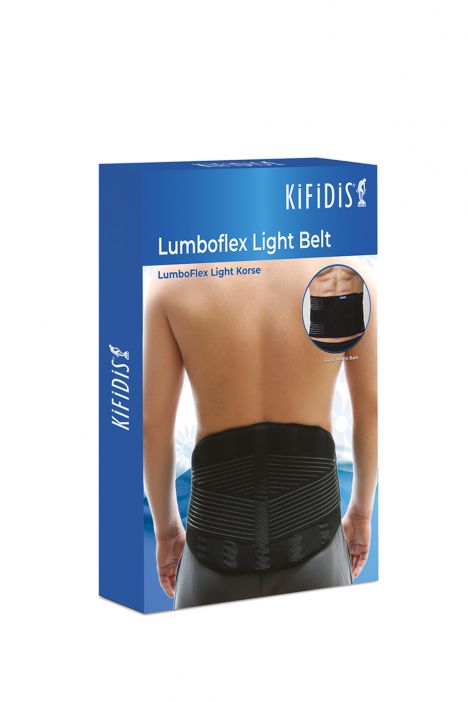 L5201 Kifidis Lumboflex Light Bel Korsesi Siyah / Black