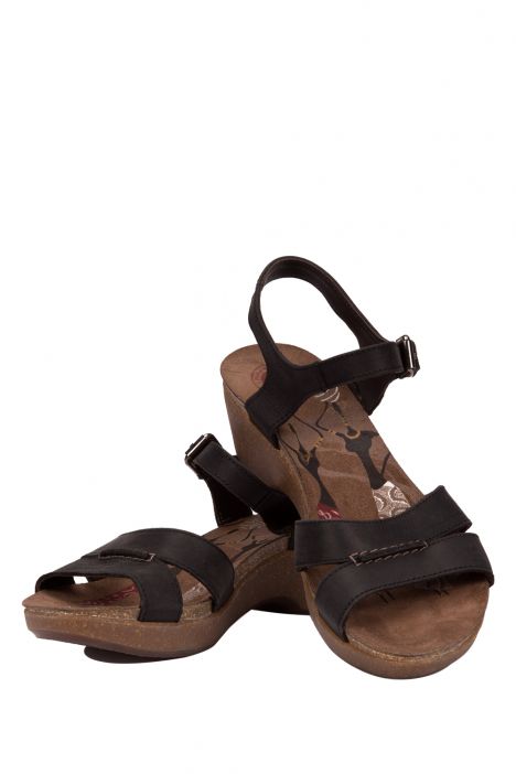 LINDA B1-B5 Panama Jack Kadın Sandalet 36-41 Siyah / Black
