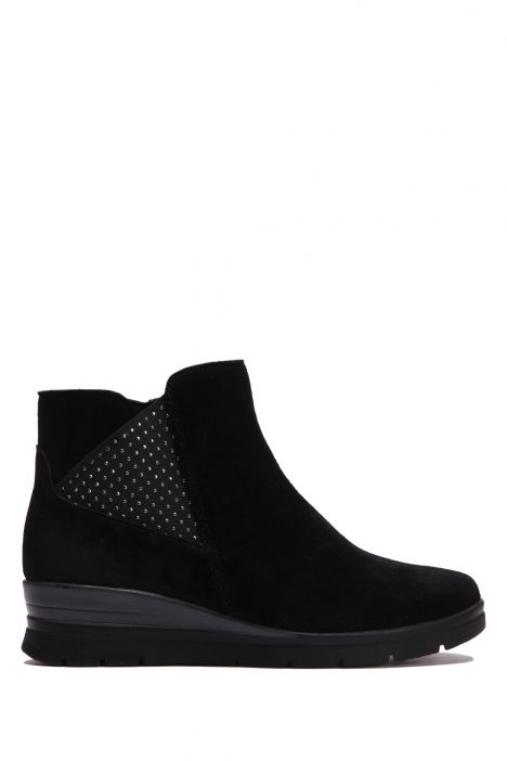 Luna 30 Ac-Kifidis Kadın Süet Bot 36-41 Siyah/Black 1038