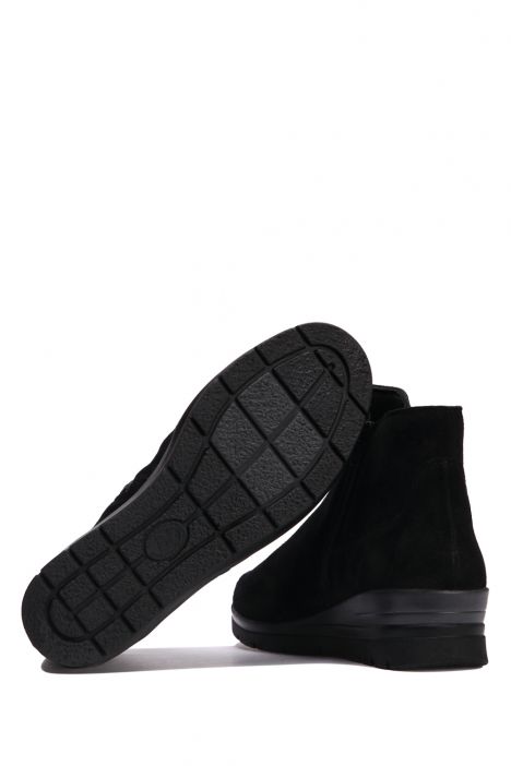 Luna 30 Ac-Kifidis Kadın Süet Bot 36-41 Siyah/Black 1038