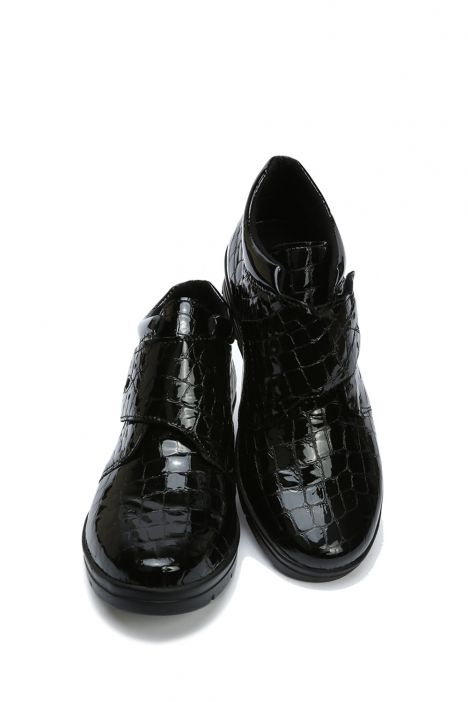 Luna 10 Ac-Kifidis Anatomik Kadın Deri Bot 36-41 Siyah/Black Croco 918/988