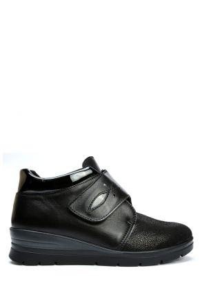 Luna 10 Ac-Kifidis Anatomik Kadın Deri Bot 36-41 Siyah/Black Planet/ 2738/908