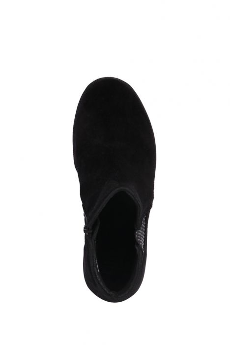 Luna 30 Ac-Kifidis Kadın Süet Bot 36-41 Siyah/Black 1038