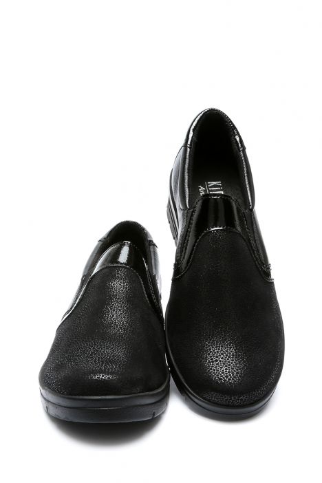 Luna 56 Ac-Kifidis Kadın Anatomik Streç Deri Ayakkabı 36-41 Siyah/Black Planet 0138/908/1215