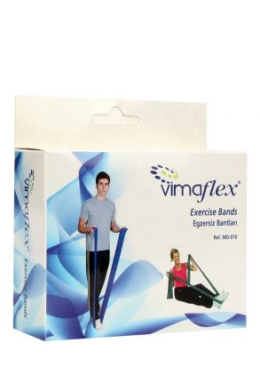 MD 010 V-Exercise Bands (1.20mt x 2) BLACK - BLUE