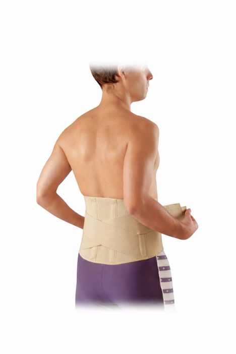 MEE07098 Çelik Balenli Lomber Support Korse Bej / Beige