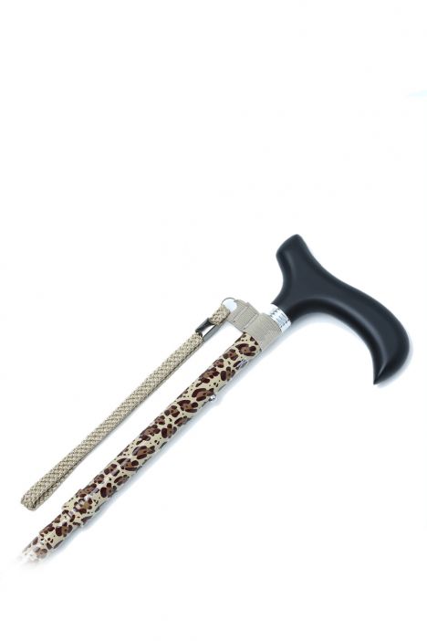 MF606 Kifidis Katlanır Baston B044-8270-3 Leopar Desenli