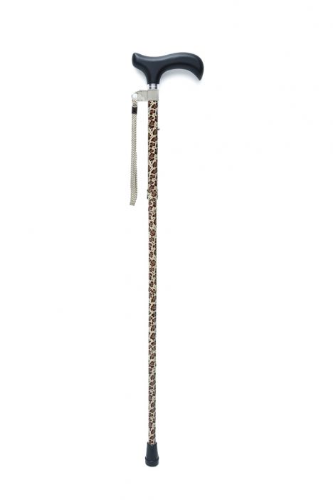 MF606 Kifidis Katlanır Baston B044-8270-3 Leopar Desenli