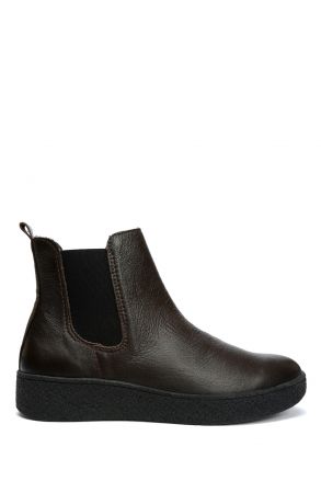 Marina 01 Ac-Kifidis Anatomik Kadın Deri Bot 36-41 Kahverengi/Brown 2764