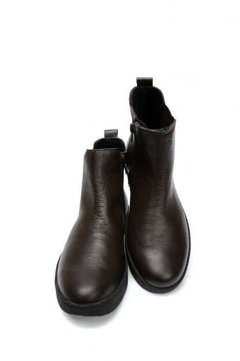 Marina 01 Ac-Kifidis Anatomik Kadın Deri Bot 36-41 Kahverengi/Brown 2764