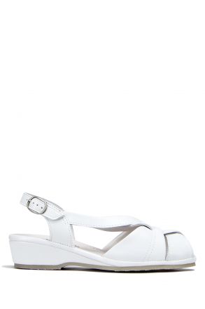 Mate Ac-Kifidis Kadın Sandalet 35-42 Beyaz / White