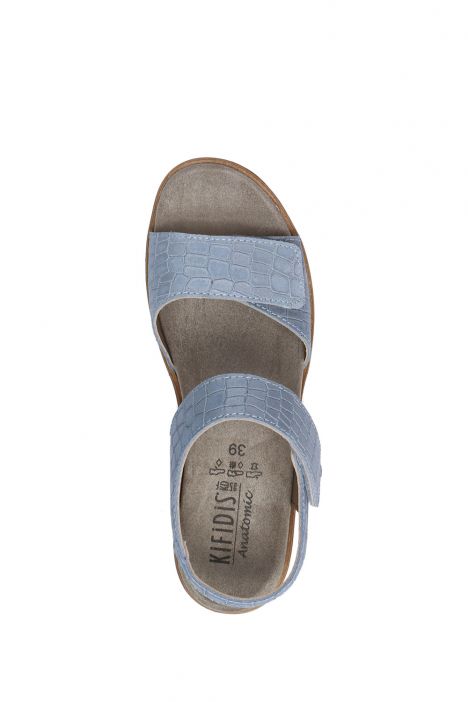 Mia 18 Ac-Kifidis Kadın Anatomik Deri Sandalet 35-41 Mavi/Blue Pico 2252